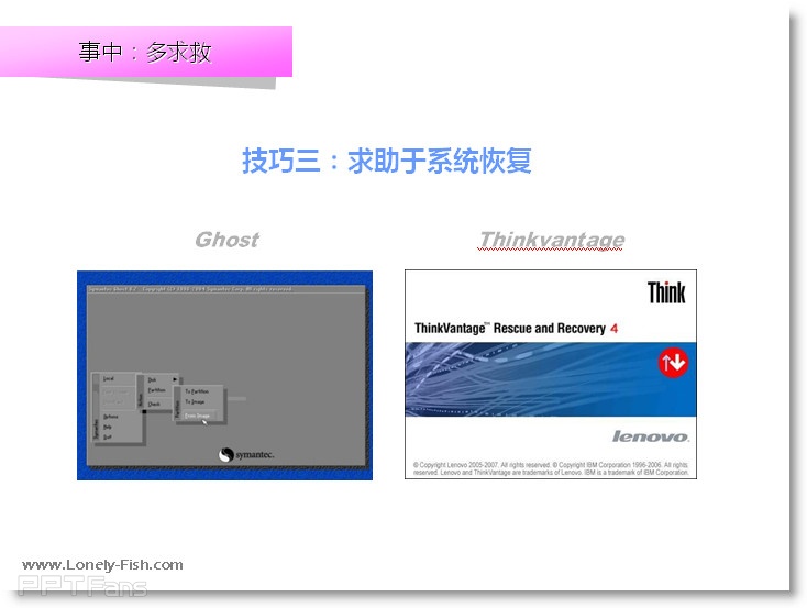 电脑罢工如何拯救PPT - Lonely Fish - 让PPT设计NEW一NEW