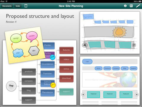 omniGraffle 01 30 Useful iPad Apps for Business & Presentation